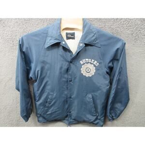 RUTGERS UNIVERSITY 1970s Artex Campus Casual Vintage Jacket Snap Lined Sz Small